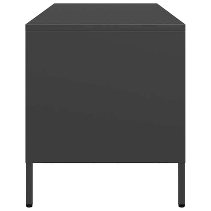 TV Cabinet Black 101,5x39x43,5 cm Cold-rolled Steel
