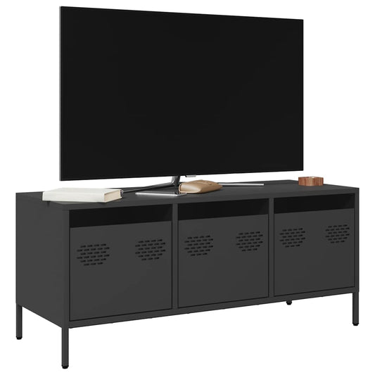 TV Cabinet Black 101,5x39x43,5 cm Cold-rolled Steel