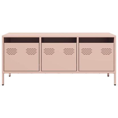 TV Cabinet Pink 101,5x39x43,5 cm Cold-rolled Steel
