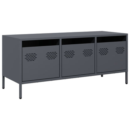 TV Cabinet Anthracite 101,5x39x43,5 cm Cold-rolled Steel