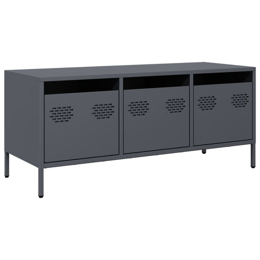 TV Cabinet Anthracite 101,5x39x43,5 cm Cold-rolled Steel