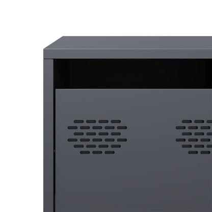 TV Cabinet Anthracite 101,5x39x43,5 cm Cold-rolled Steel
