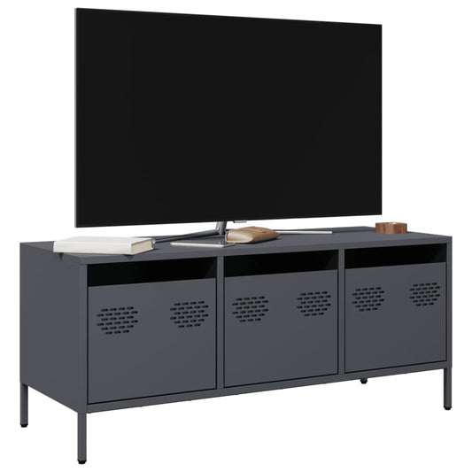 TV Cabinet Anthracite 101,5x39x43,5 cm Cold-rolled Steel