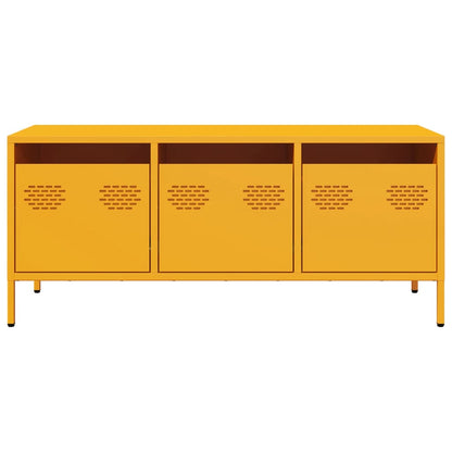 TV Cabinet Mustard Yellow 101,5x39x43,5 cm Cold-rolled Steel