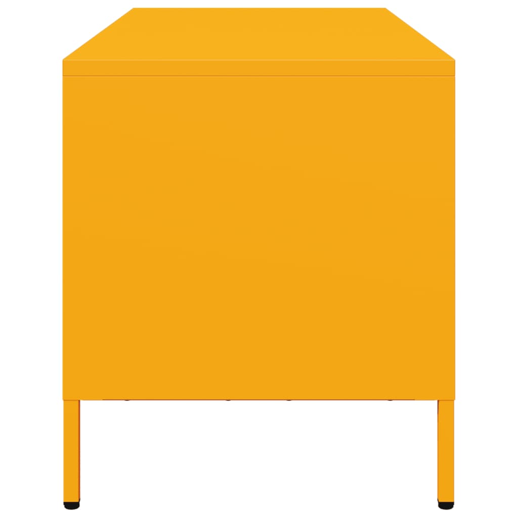 TV Cabinet Mustard Yellow 101,5x39x43,5 cm Cold-rolled Steel