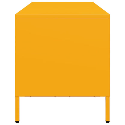 TV Cabinet Mustard Yellow 101,5x39x43,5 cm Cold-rolled Steel