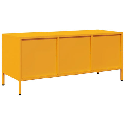 TV Cabinet Mustard Yellow 101,5x39x43,5 cm Cold-rolled Steel
