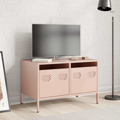 TV Cabinet Pink 68x39x43.5 cm Cold-rolled Steel