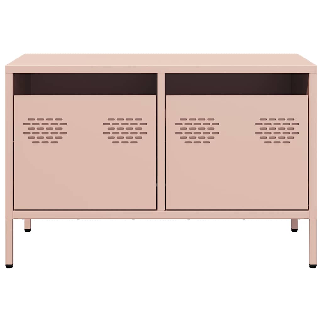 TV Cabinet Pink 68x39x43.5 cm Cold-rolled Steel