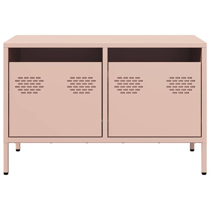 TV Cabinet Pink 68x39x43.5 cm Cold-rolled Steel