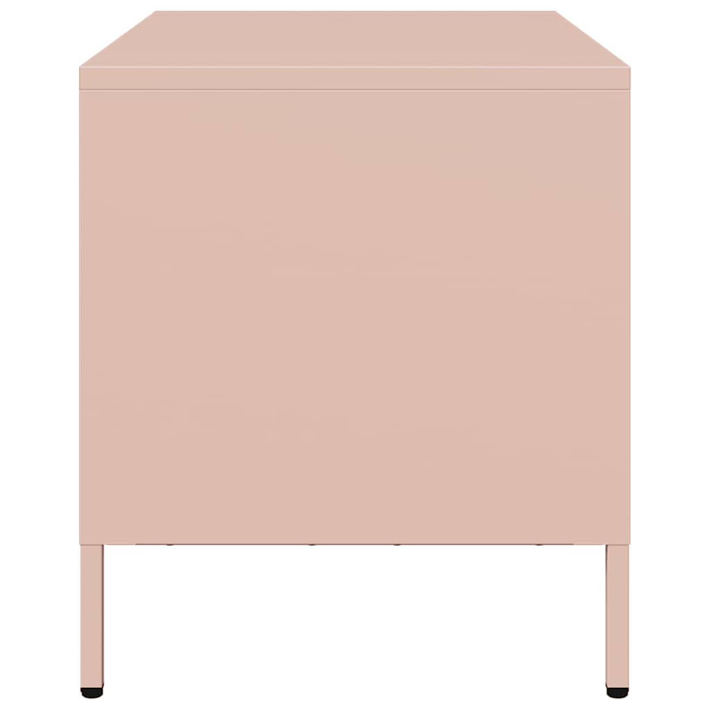 TV Cabinet Pink 68x39x43.5 cm Cold-rolled Steel
