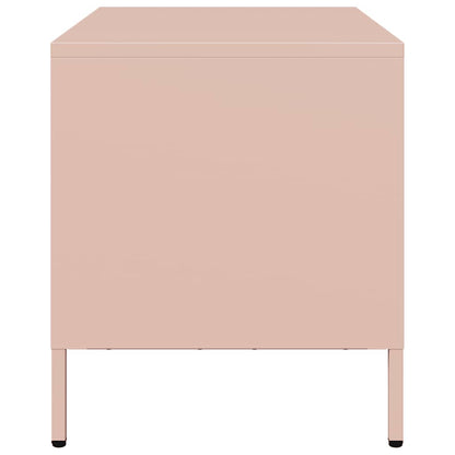 TV Cabinet Pink 68x39x43.5 cm Cold-rolled Steel