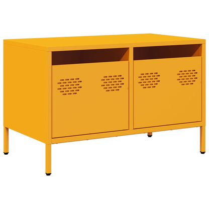 TV Cabinet Mustard Yellow 68x39x43,5 cm Cold-rolled Steel