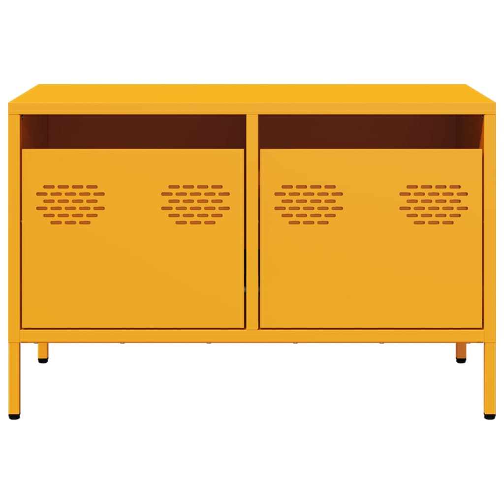 TV Cabinet Mustard Yellow 68x39x43,5 cm Cold-rolled Steel