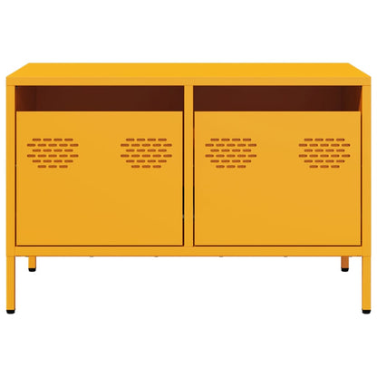 TV Cabinet Mustard Yellow 68x39x43,5 cm Cold-rolled Steel