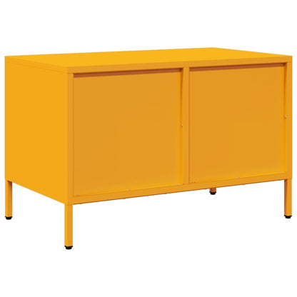 TV Cabinet Mustard Yellow 68x39x43,5 cm Cold-rolled Steel