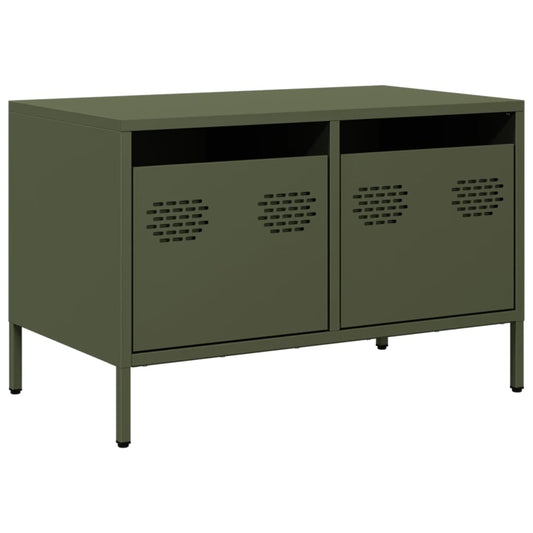TV Cabinet Olive Green 68x39x43,5 cm Cold-rolled Steel