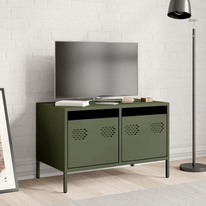 TV Cabinet Olive Green 68x39x43,5 cm Cold-rolled Steel