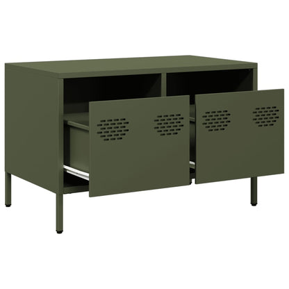 TV Cabinet Olive Green 68x39x43,5 cm Cold-rolled Steel