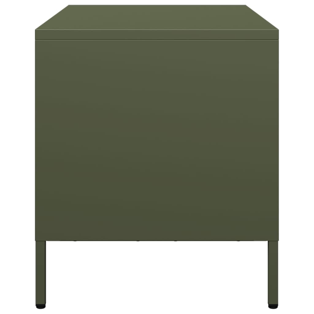 TV Cabinet Olive Green 68x39x43,5 cm Cold-rolled Steel