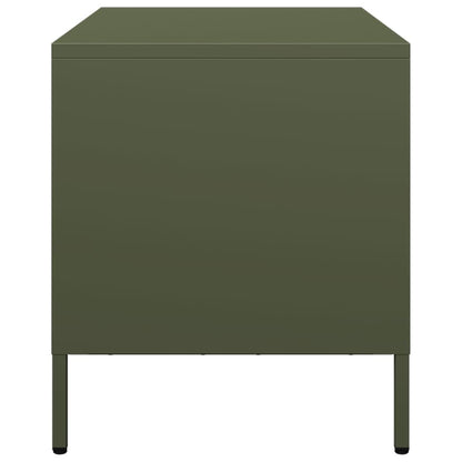 TV Cabinet Olive Green 68x39x43,5 cm Cold-rolled Steel