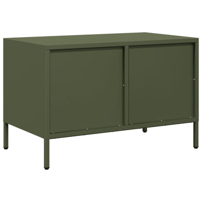TV Cabinet Olive Green 68x39x43,5 cm Cold-rolled Steel
