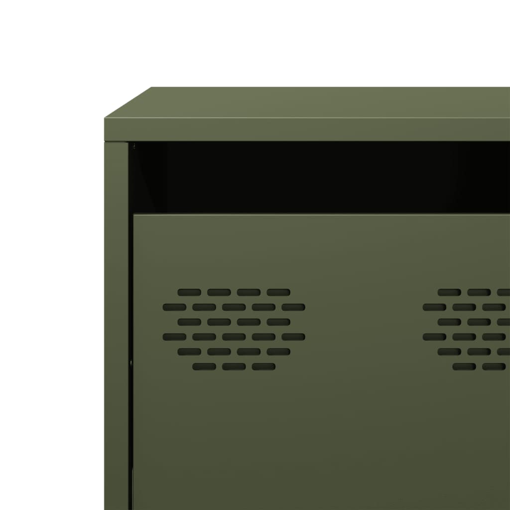 TV Cabinet Olive Green 68x39x43,5 cm Cold-rolled Steel