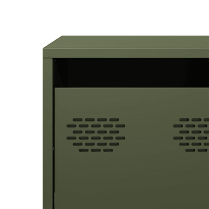 TV Cabinet Olive Green 68x39x43,5 cm Cold-rolled Steel