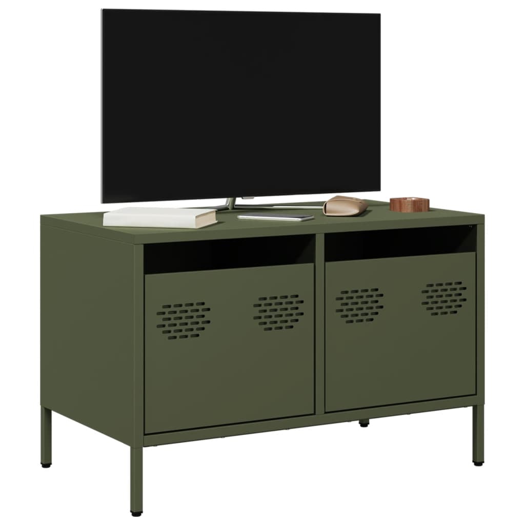 TV Cabinet Olive Green 68x39x43,5 cm Cold-rolled Steel