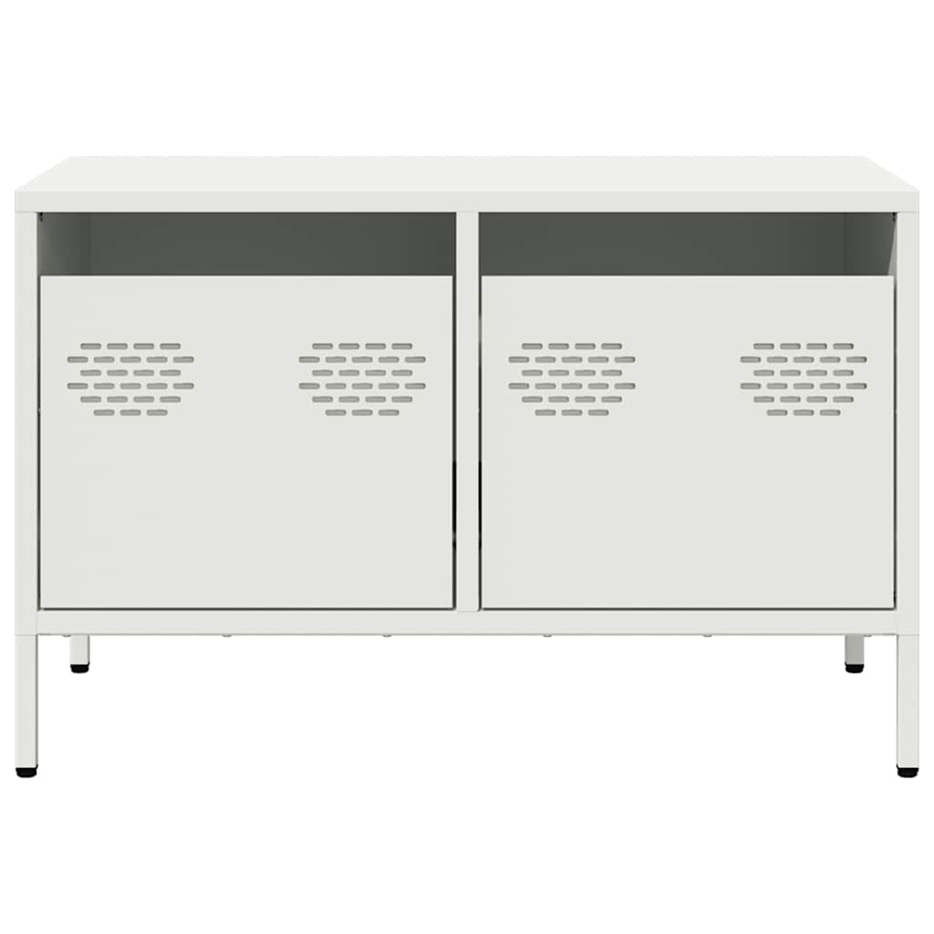 TV Cabinet White 68x39x43.5 cm Cold-rolled Steel