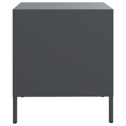 Bedside Cabinets 2 pcs Anthracite 35x39x43,5 cm Steel