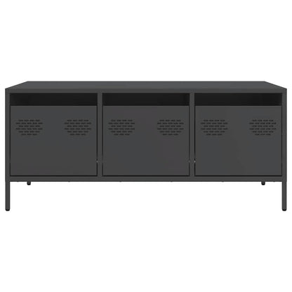 Coffee Table Black 101,5x50x43,5 cm Cold-rolled Steel