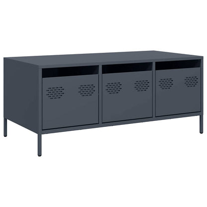 Coffee Table Anthracite 101,5x50x43,5 cm Cold-rolled Steel