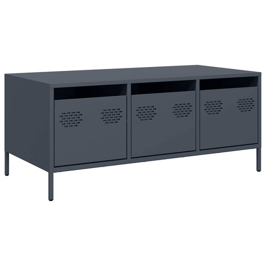 Coffee Table Anthracite 101,5x50x43,5 cm Cold-rolled Steel