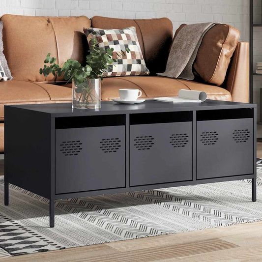 Coffee Table Anthracite 101,5x50x43,5 cm Cold-rolled Steel