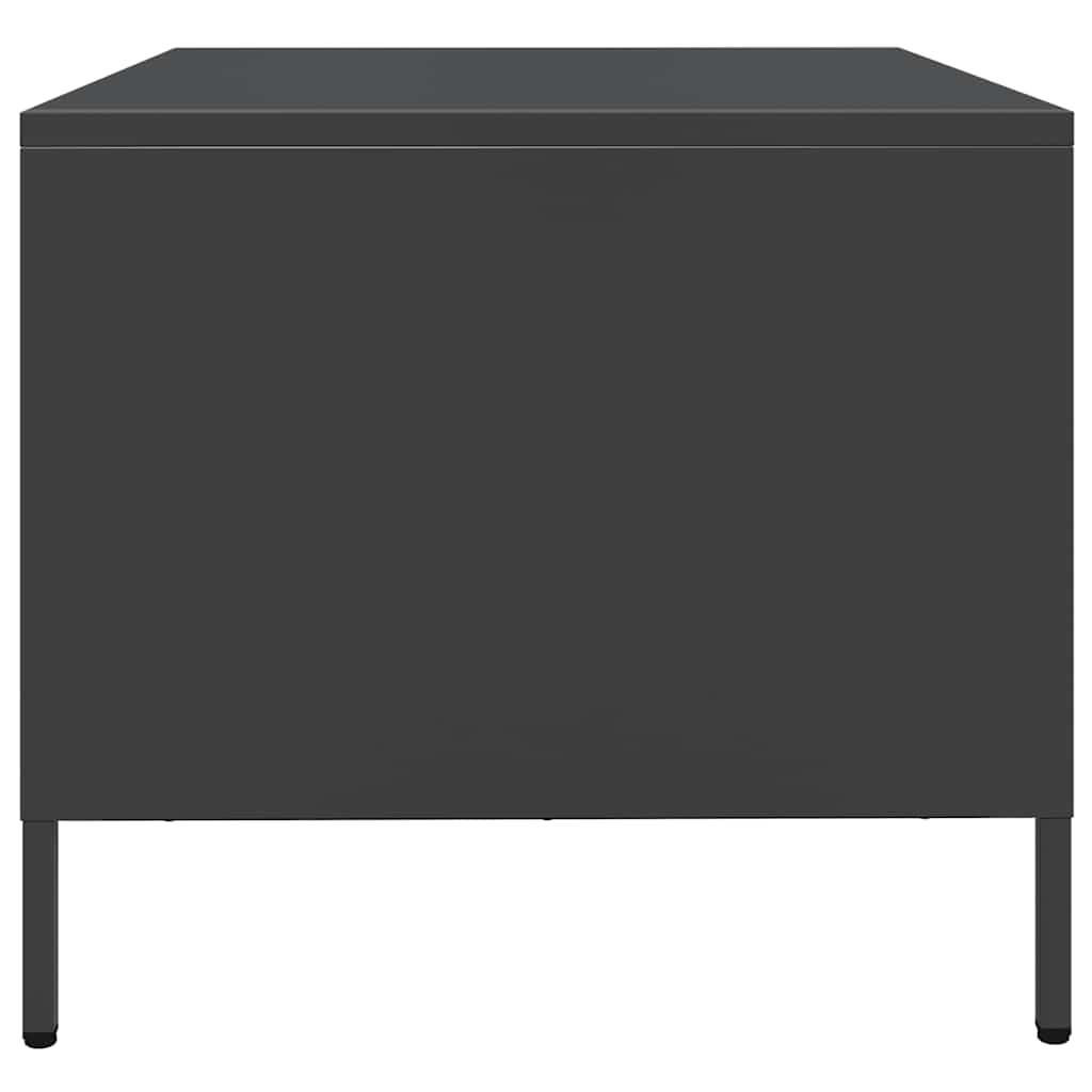 Coffee Table Black 101,5x50x43,5 cm Cold-rolled Steel