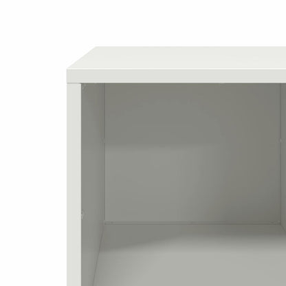 Coffee Table White 101,5x50x43,5 cm Cold-rolled Steel