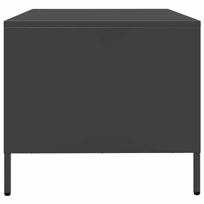Coffee Table Black 68,5x50x43,5 cm Cold-rolled Steel