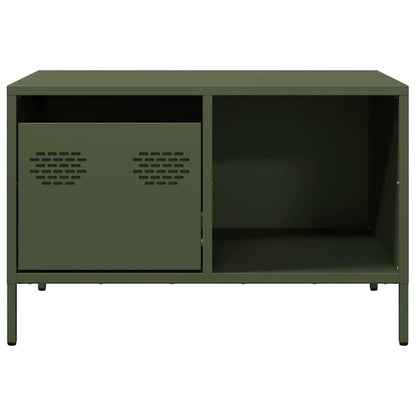 Coffee Table Olive Green 68.5x50x43.5 cm Cold-rolled Steel