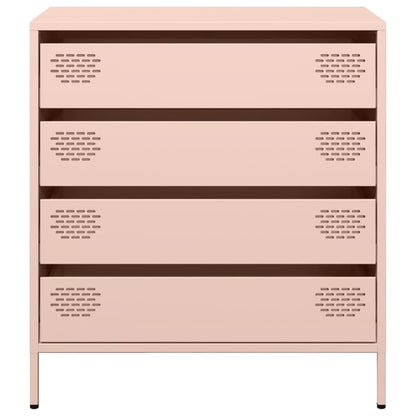 Sideboard Pink 68x39x73.5 cm Cold-rolled Steel