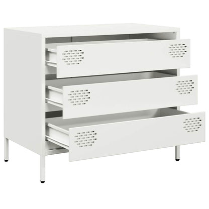 Sideboard White 68x39x58.5 cm Cold-rolled Steel