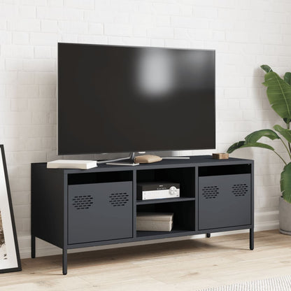 TV Cabinet Anthracite 101,5x39x43,5 cm Cold-rolled Steel