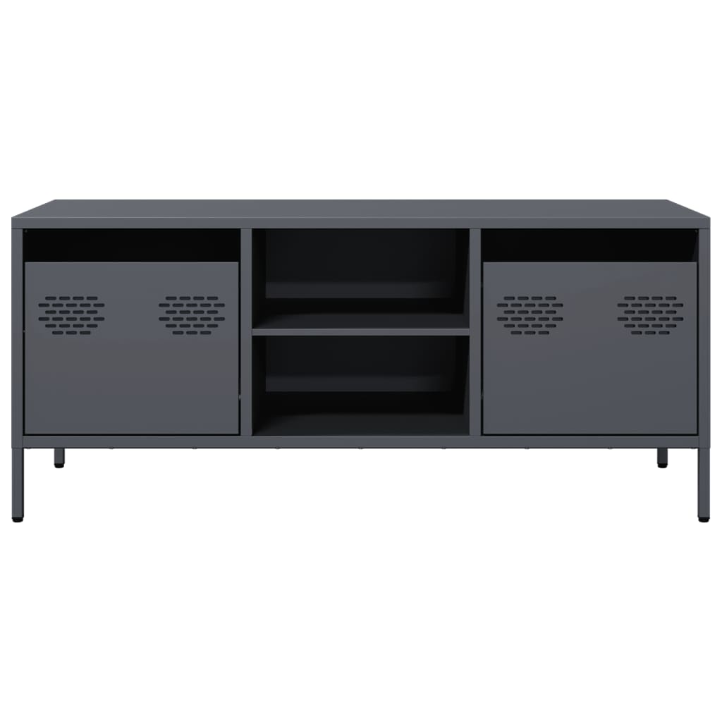 TV Cabinet Anthracite 101,5x39x43,5 cm Cold-rolled Steel