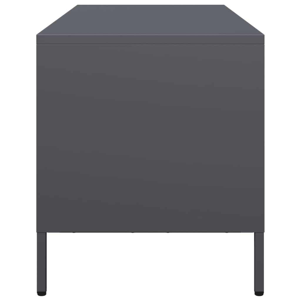TV Cabinet Anthracite 101,5x39x43,5 cm Cold-rolled Steel