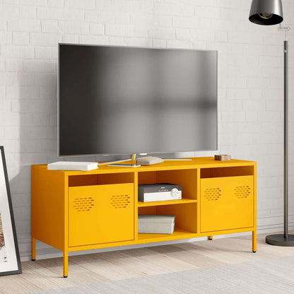 TV Cabinet Mustard Yellow 101,5x39x43,5 cm Cold-rolled Steel