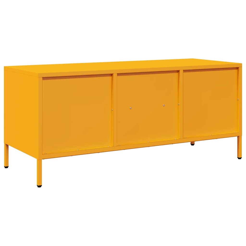 TV Cabinet Mustard Yellow 101,5x39x43,5 cm Cold-rolled Steel