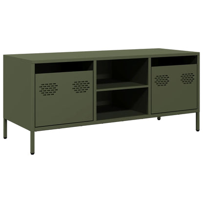 TV Cabinet Olive Green 101,5x39x43,5 cm Cold-rolled Steel
