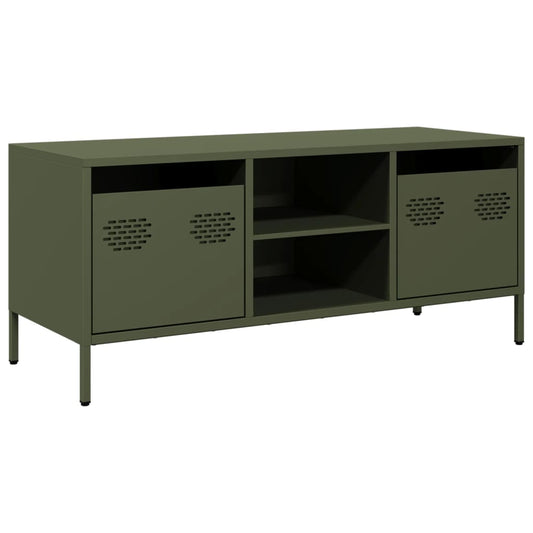 TV Cabinet Olive Green 101,5x39x43,5 cm Cold-rolled Steel