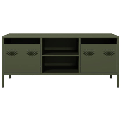 TV Cabinet Olive Green 101,5x39x43,5 cm Cold-rolled Steel