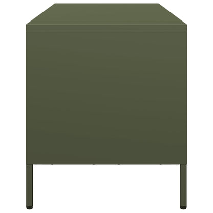 TV Cabinet Olive Green 101,5x39x43,5 cm Cold-rolled Steel